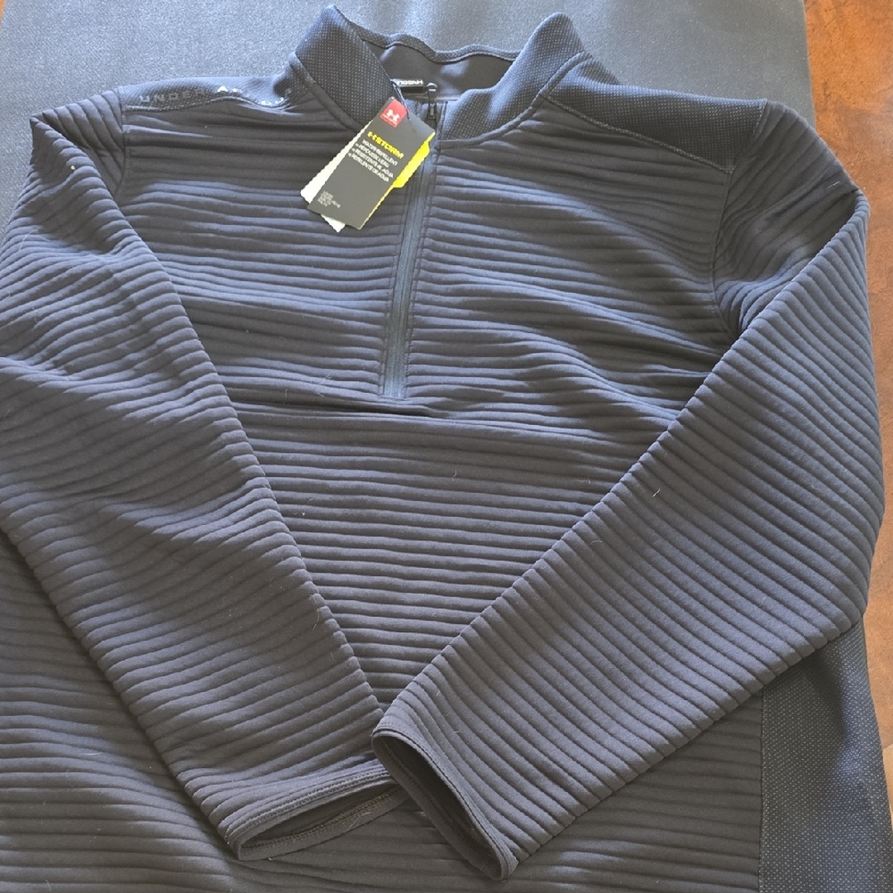 Under Armour Men's Dark Gray Zip-Up Sweater